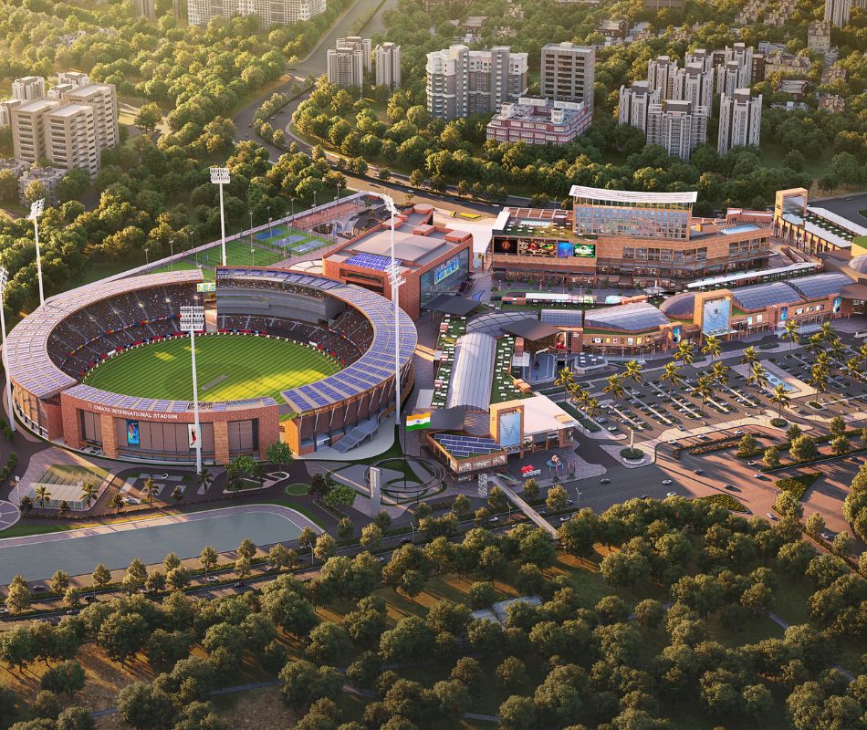 Premium retail and entertainment zone