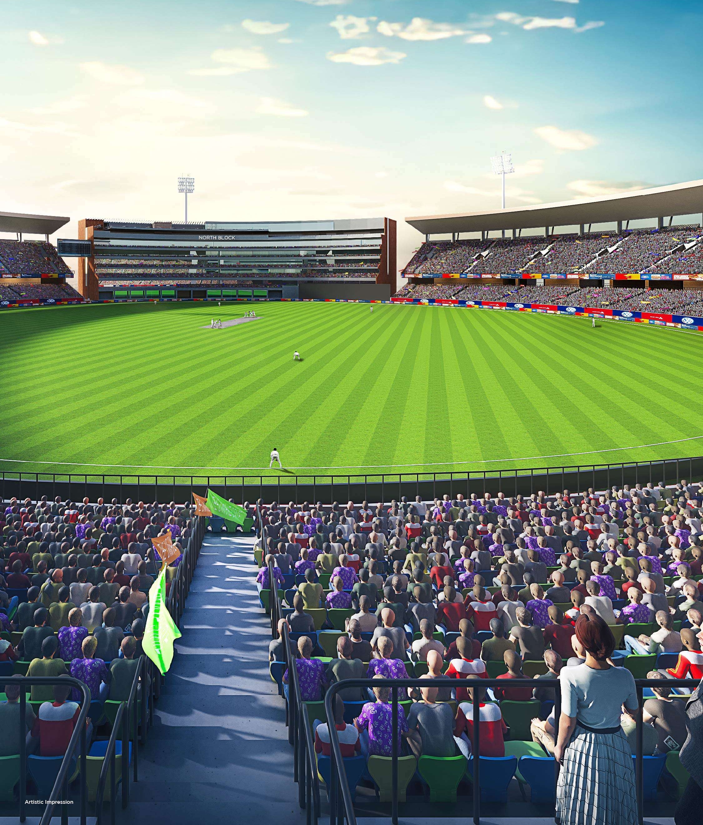 Modern retail complex